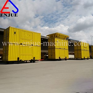 [Hot Item] Port 20feet Double/Single Working Line Movable Containerized Bagging and Weighing Bagging Unit Packing Machine for Bulk Cargo