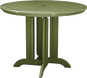 highwood Adirondack Round Counter Height Dining Table, 48", Dried Sage