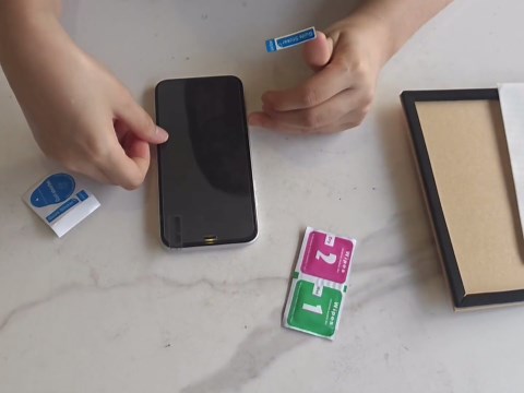 Tempered Glass Film Intended for iPhone 15 Pro, 1 Pack Screen Protector 9D, High Definition, 9H Hardness, Easy Installation