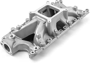 Speedmaster 1-147-052 Compatible with Ford SB 260 289 302 Windsor HiRise Aluminum Intake Manifold [Satin]