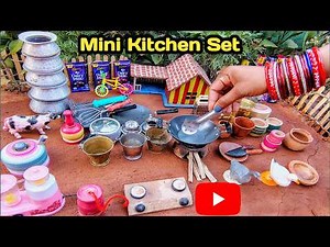 Mini Kitchen set Cooking Video | Miniature Kitchen set Cooking |