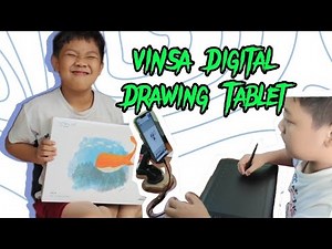 I Got a Digital Drawing Tablet! | VINSA 1060plus