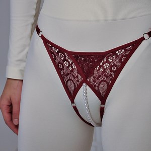 Open Crotched Panty, Pearl Panties, Lace Panties, Open Panties, Open Crotch Panties, Crotch Less Panties, Sexy Thong Panties, Open Panty - Etsy