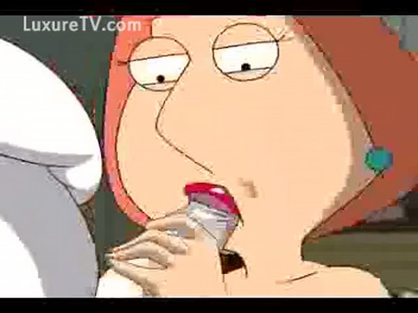 Popular cartoon character Louis sucks dog cock and gets creampied in this animated scene