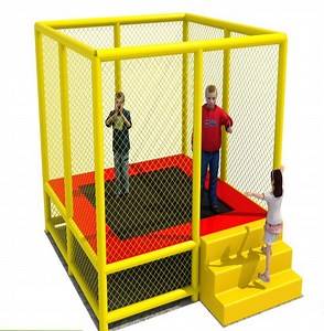 [Hot Item] Kids Indoor/Outdoor Trampoline, Cheap Mini Rectangular Gymnastic Trampolines Park.