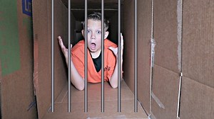 Box Fort Prison! Underground Maze Escape Room | Shot of the Yeagers