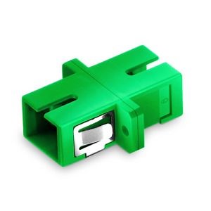 [Hot Item] Sc/APC Simplex Single Mode Fiber Optic Adapter/Coupler with Flange