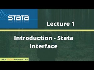Lecture 1: Introduction to Stata | Stata Interface