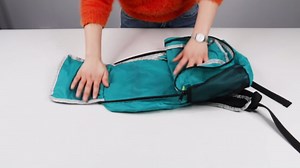 Amazon.com | Foldable Backpack with Inside Pocket Folding Teal Plum | Casual Daypacks