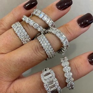 11 reactions | Anniversary Bands are up to 30% off this weekend.  You heard right, all up to 30% off! By the way, anniversary bands aren’t just for anniversaries!  | Moyer Fine Jewelers | Facebook