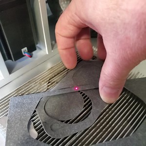 3M views · 2.9K reactions | Cutting some more gaskets today. Fitting them in when I can. The time-consuming part is digitizing them. Once it's digitized into a vector it's machine ready (Y) #aircooledefi #dubshopproducts #dubshoplaser | The Dub Shop | Facebook