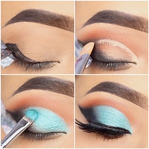 3.2M views · 61K reactions | Serving the most beautiful eye makeup look in blue! | Lilyon | Facebook