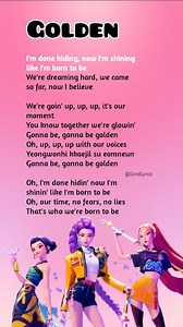 3M views · 51K reactions |  Golden - K-Pop Demon Hunters OST | Lyrics Video #golden #kpop #lyrics #kpopdemonhunters #trendingreel #trendingnow #viralsong | Scroll Lyrics | Facebook