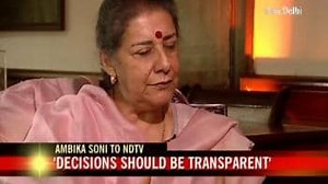 Awards process should be transparent: Soni