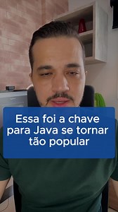 Dessa forma que Java revolucionou a programação e se tornou tão popular. #java #programação #algaworks | AlgaWorks | Facebook