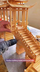 Pavilion building model making process #oddlysatisfying #machinery #OMG #amazingvideo | Home Items