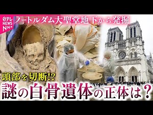【大聖堂地下で発見 ! 】頭部切断された"白骨遺体"の正体は!? 法医学者が迫るノートルダム800年の歴史ミステリー