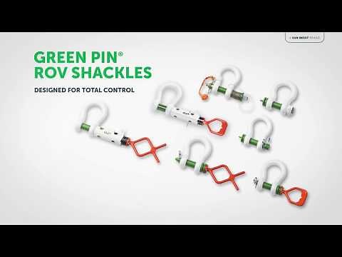 Green Pin® Guided Pin ROV Shackle