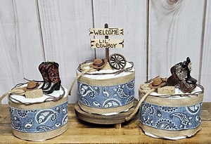 Cowboy Mini Diaper Cake Cowboy Baby Shower Decor Cowboy Baby Shower Centerpiece Western Baby Shower Decor for Boy Baby Boy Gift Idea - Etsy