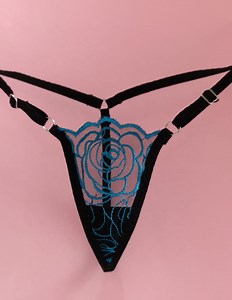 Cheeky Undies: Micro Mini Bikini -thong Floral Lace - Etsy