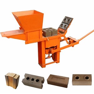 [Hot Item] Manual Interlocking Brick Block Making Machine Qt1-40 Clay Brick Making Machine for Sale