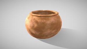 Old Clay Pot - Download Free 3D model by bobbycactus