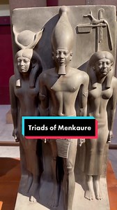 1.9K views · 33 reactions | Known as the Triads of Menkaure, they are some of the most stunning sculptures at the Egyptian Museum | Sam Mayfair | Facebook