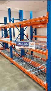 22 reactions | Heavy duty racking system with wire mesh decking...