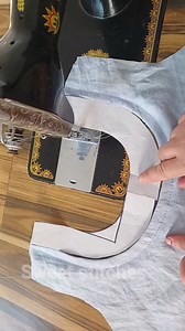 Beautiful neckline with net #sewinghacks #stitch #viral #trending #faishion #designer #video Sweet Stitches | Sweet Stitches