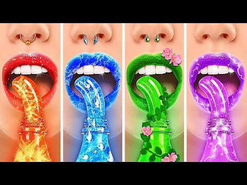 WE ADOPTED FOUR ELEMENT KIDS || Growing Up Challenge! Cool Tricks & Hacks by 123 GO!