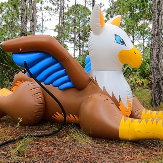 Life-Size Ride-On Pool Toy Gryphon from Inflatable World