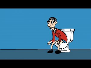 poop in toilet | animation cartoon | mass media