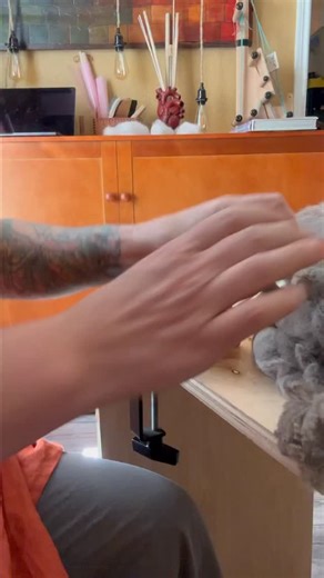 October rolags. Bond good clean fiber from @clemesandclemes, opened on a lock pop and then hand carded into loose and lofty rolags. Time for some autumn long draw! #plymagazine #howtospinyarn #processingfiber #rolags | PLY Magazine