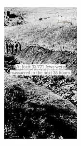 Today marks the 84th anniversary of the Babi Yar massacres. Over two days, 33,771 Jews from Kyiv were murdered, marking one of the deadliest single operations in Holocaust history. It is our responsibility to remember them. May their memory be a blessing. | European Jewish Congress
