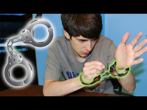 How To Escape Handcuffs TUTORIAL (Paper Clip)