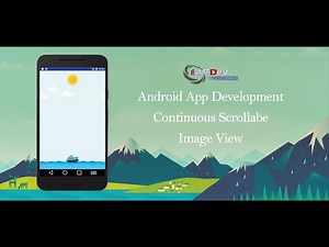 Android Studio Tutorial - Continuous Scrollable Image View