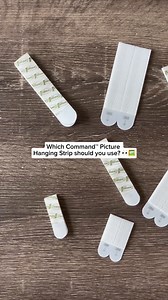 No matter the size of the frame, our Picture Hanging Strips will help create your dream gallery wall 🖼️ #Command #commandstrips #commandhooks #gallerywalls | Command