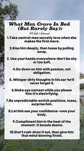 "What Men Crave In Bed (But Rarely Say): #IntimacyMatters #RelationshipTalk #CouplesConnection #EmotionalIntimacy #MarriageAdvice | Sulis Setiowati