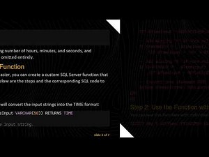 How to Efficiently Parse SQL Server Strings for Hour, Minute, and Second