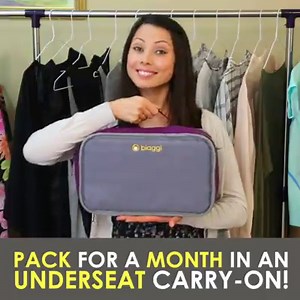 973 reactions · 514 shares |  ퟯퟬ% 헢헙헙 현헶혁헵 헰헼헱헲: 헦헛헢헣ퟯퟬ A carry-all to complement your carry-on. ✅ Folds up into a small pouch ✅ Can expand to a full sized carry-on ✅ Includes an extra deep packing cube | Biaggi Luggage | Facebook