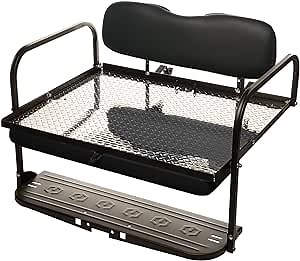 ALL AMERICAN® Club Car Golf Cart Rear Flip Seat Kit - Choose Cart Model & Color