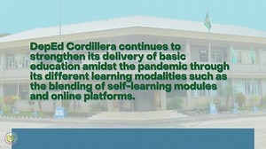 𝐖𝐀𝐓𝐂𝐇. DepEd Cordillera continues to strengthen its delivery of basic education amidst the pandemic through its different learning modalities such as the blending of self-learning modules and online platforms. Majority of learners in the region still prefers self-learning or printed modules, however, the basic education department is moving towards more participation of learners via other modalities such as online learning, radio and tv-based, especially with the presence of DepEd TV and mo
