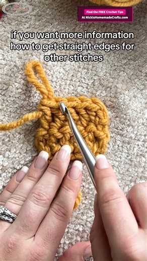 2.3K views · 49 reactions | How to Easily Crochet UNEVEN EDGES with DC Sticthes with this Tutorial ❤️ SHARE if you found this helpful --> https://www.nickishomemadecrafts.com/alternative-turning-chain/ #crochet #crochetedge #alternativeturningchain #crochettip | Crochet Patterns & Tutorials by Nicki's Homemade Crafts | Facebook