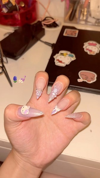 LAVENDER NAILS TRANSITION🪻💅🏻