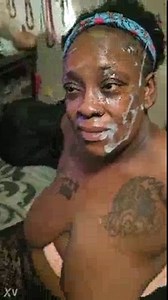 Interracial raceplay face fuck and facial