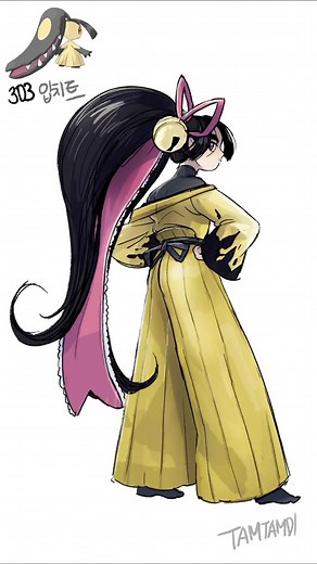 ❤️🧡Pokémon & Colors -part.2 💙💜Which one is your favorite? #pokemon #art #pokémon #gijinka #tamtamdi #humanization | Tamtamdi