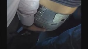 She noticed I was touching her ass, yet she smiled at me