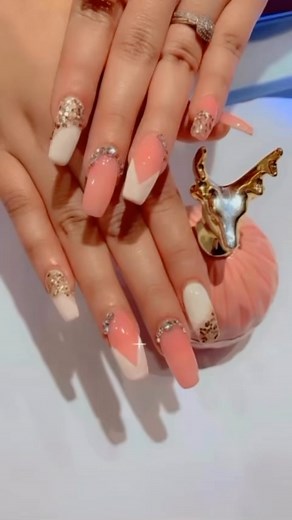 Some more collection of our exclusive designs ok Acrylic Nails with gelish Nail art (its super glossed and scratchless color application) #thenailbarbyanisha #acrylic #nails #acrylicnails #gelish #gelishnails | The Nail Bar by Anisha