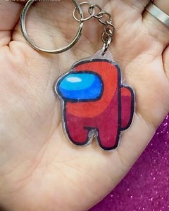 Fan de among us? ❤️ #siliconacaliente#diy#diys#manualidades#amongus#amongusfanart#gluegunhacks | Crush 4 nails