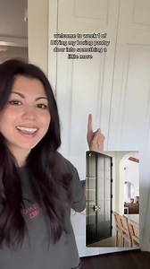 do you trust me DIY pantry door makeover wk 1 🤗 #fypシ #diyproject #pantrydoor #glassdoor | Leyla DIY & Home Decor